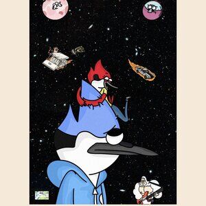 Regular Show Head In Space Poster_ 165